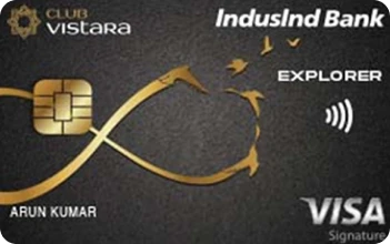 Induslnd Bank Vistara Explorer Credit Card